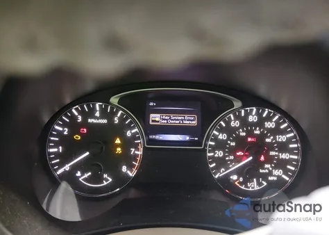 2017 Nissan Altima 2.5 Sv z USA, uszkodzony, nr VIN 1N4AL3AP0HC195378